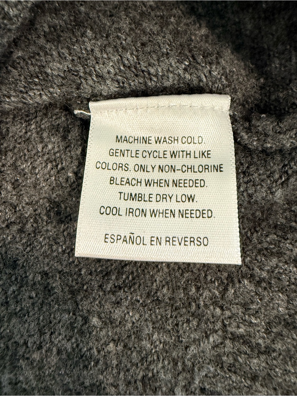 Style & Co. Petite Cowl Neck Sweater PM Gray - Picture 7 of 8